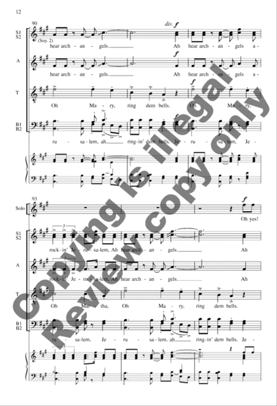 Bells A Cappella scores gallery preview page 12