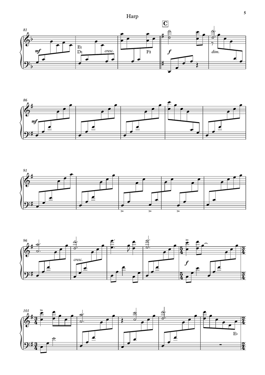 A Fancy of Folksongs Score scores gallery preview page 5
