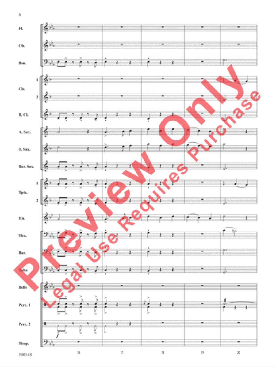 Release the Kraken! Release the Kraken! Concert Band scores gallery preview page 7