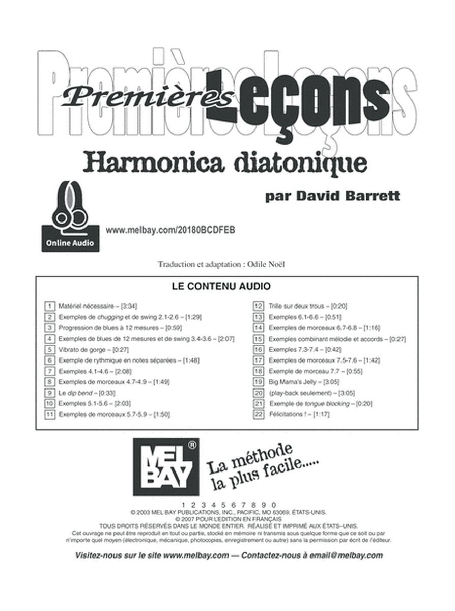 Premiers cours: Blues Harmonica French Edition image number null