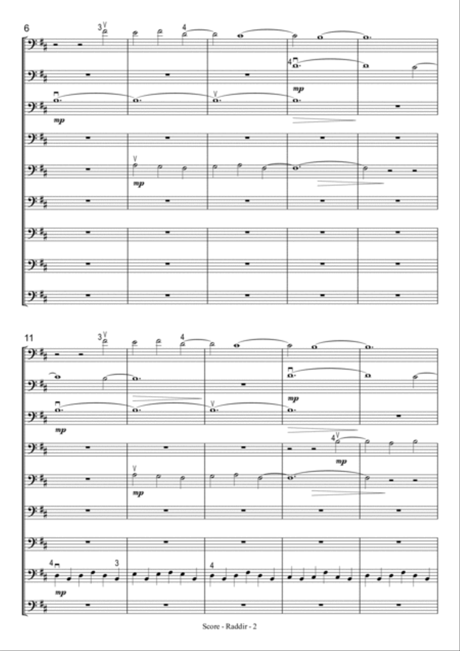 Raddir Large Ensemble scores gallery preview page 2