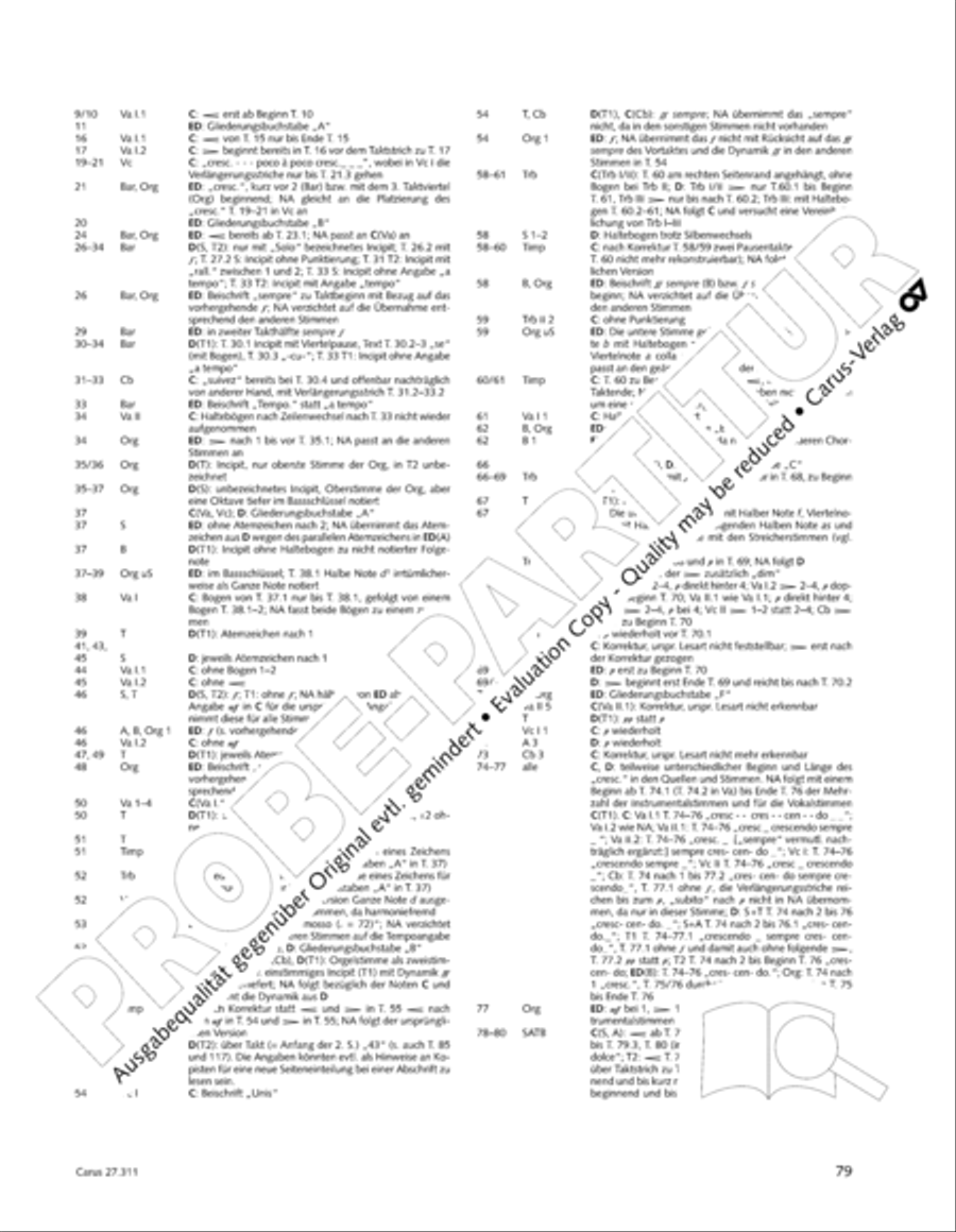 Requiem - church version (Requiem. Fassung mit kleinem Orchester) 4-Part scores gallery preview page 95