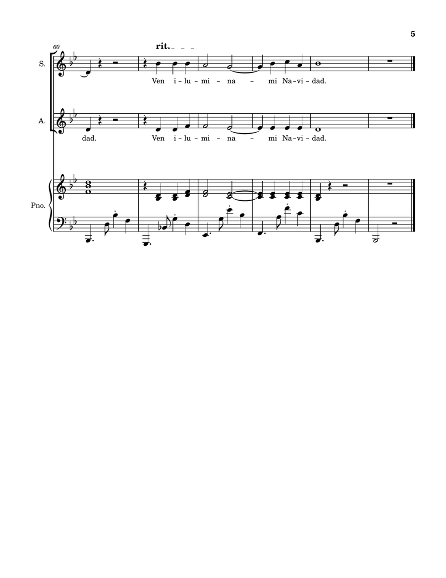 La Estrella / Feliz Navidad Duet SA scores gallery preview page 5