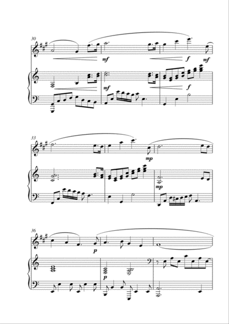 Largo Sentimentale Largo Sentimentale Alto Saxophone scores gallery preview page 4