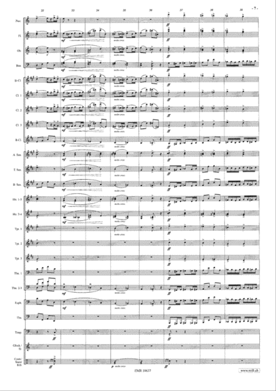 Brassed Off Concert Band scores gallery preview page 8