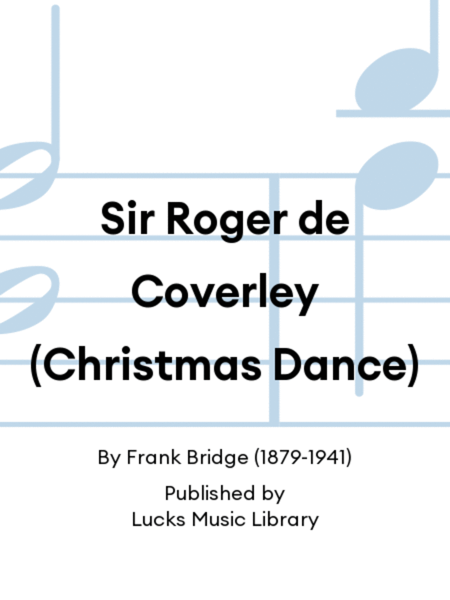 Sir Roger de Coverley (Christmas Dance)