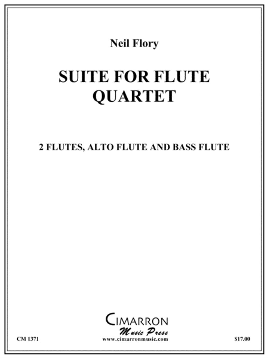 Suite for Flute Quartet Flute Quartet scores gallery preview page 1