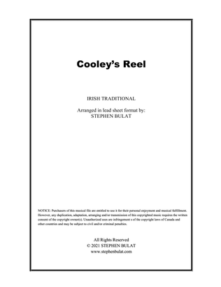 Cooleys' Reel (Irish Traditional) - Lead sheet in original key of Em