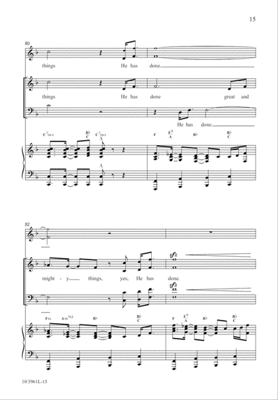 Great and Mighty Lord Great and Mighty Lord 4-Part scores gallery preview page 15
