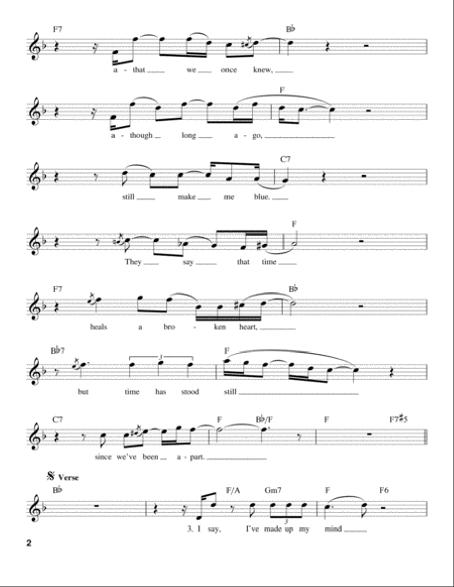 I Can't Stop Loving You Voice scores gallery preview page 2