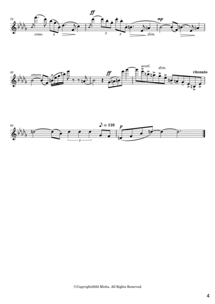 Nocturne Op.9 No.1 Bbm By Chopin For Flute Solo and Guitar Accompaniment image number null