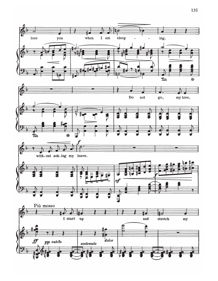 Do Not Go, My Love Low Voice scores gallery preview page 2