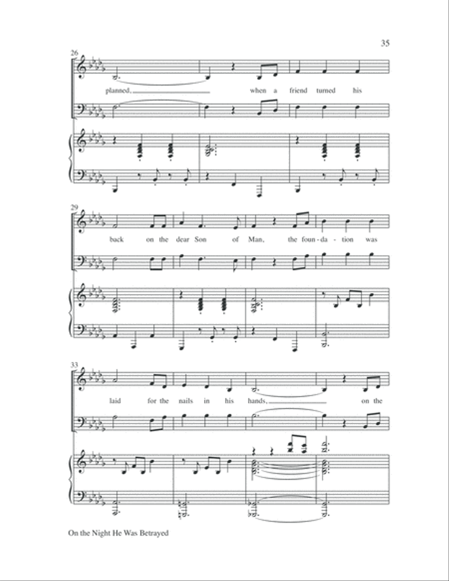 The Seven Last Days 4-Part scores gallery preview page 39