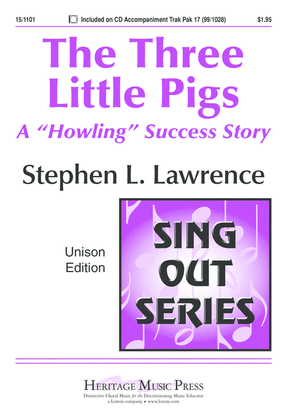 Book cover for Three Little Pigs: A Howling Success Story