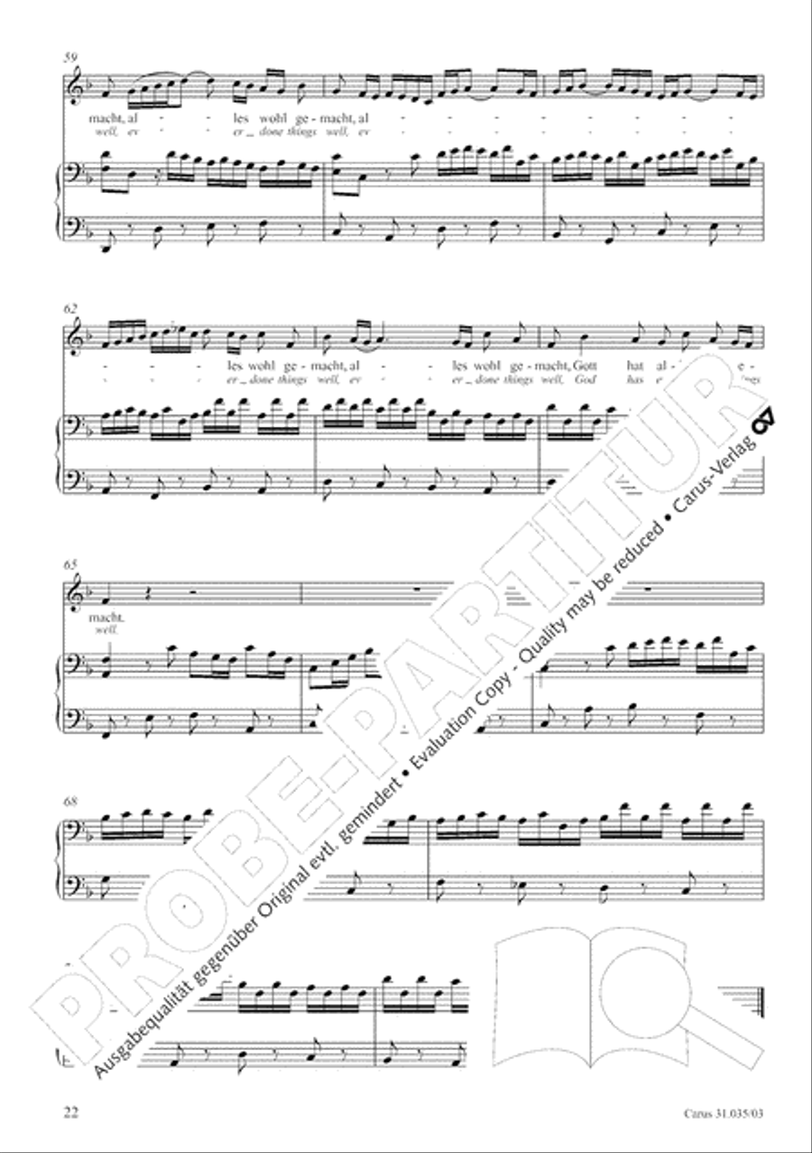 Soul and spirit are astounded (Geist und Seele wird verwirret) English Horn scores gallery preview page 23