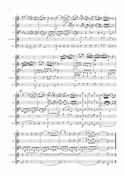 Mozart: Serenade No.13 in G "Eine Kleine Nachtmusik" K.525 Mvt.II Romance - wind quintet image number null