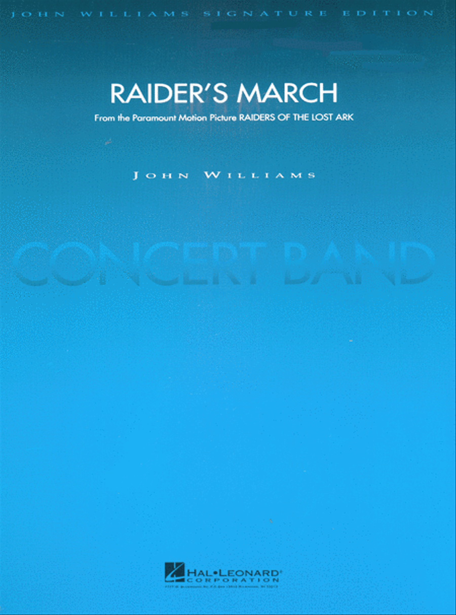 Raiders March – Deluxe Score Concert Band scores gallery preview page 1