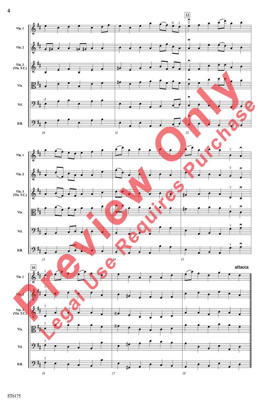 Pictures at an Exhibition String Orchestra scores gallery preview page 4