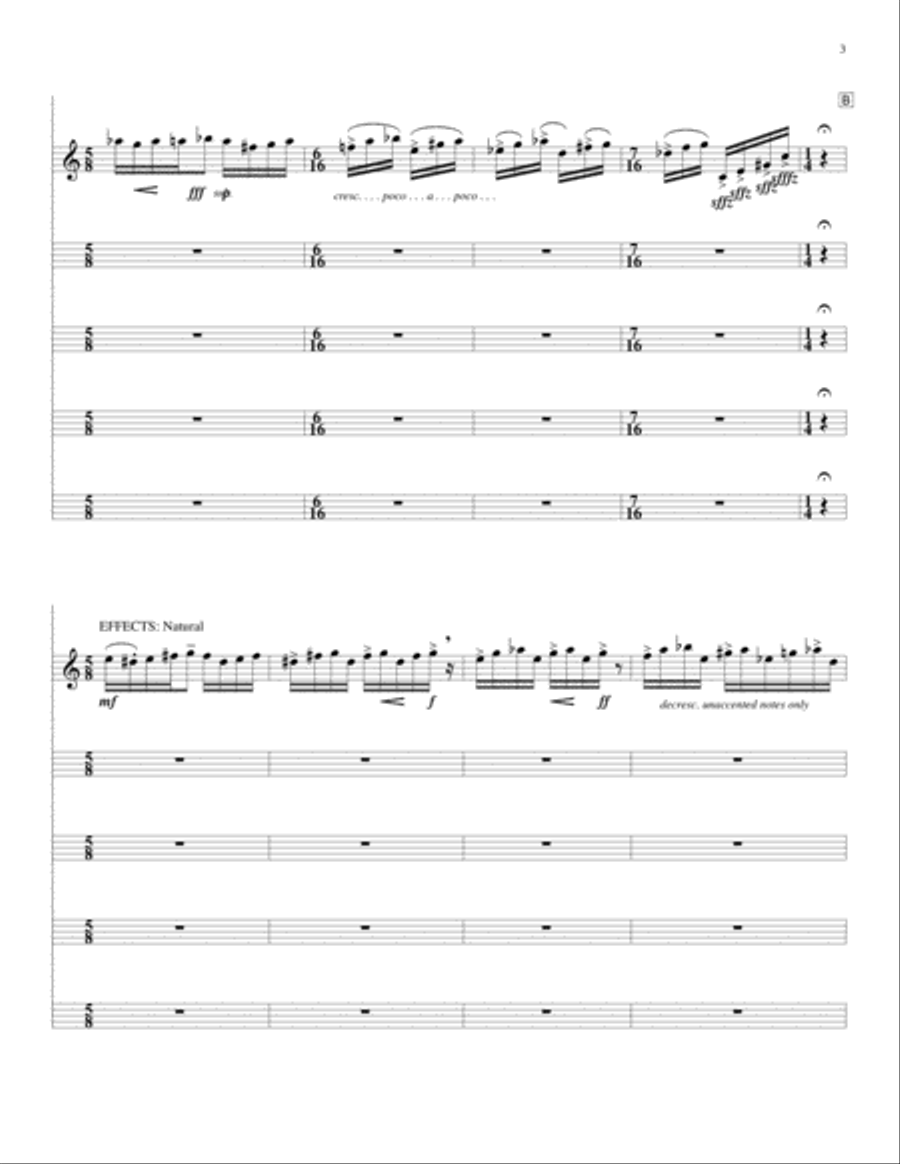 Phantasy Percussion Ensemble scores gallery preview page 3