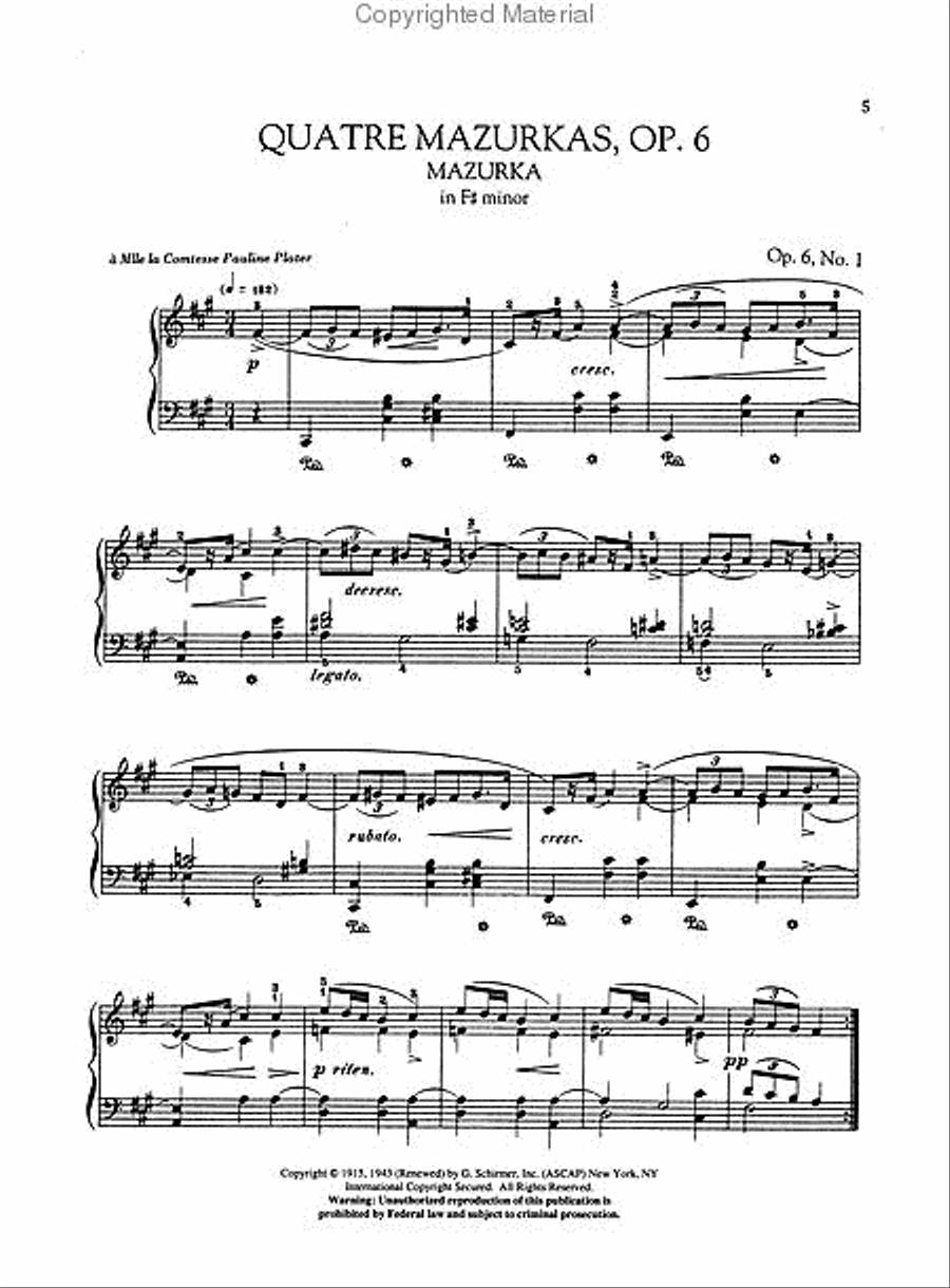 Complete Mazurkas and Polonaises Piano scores gallery preview page 2