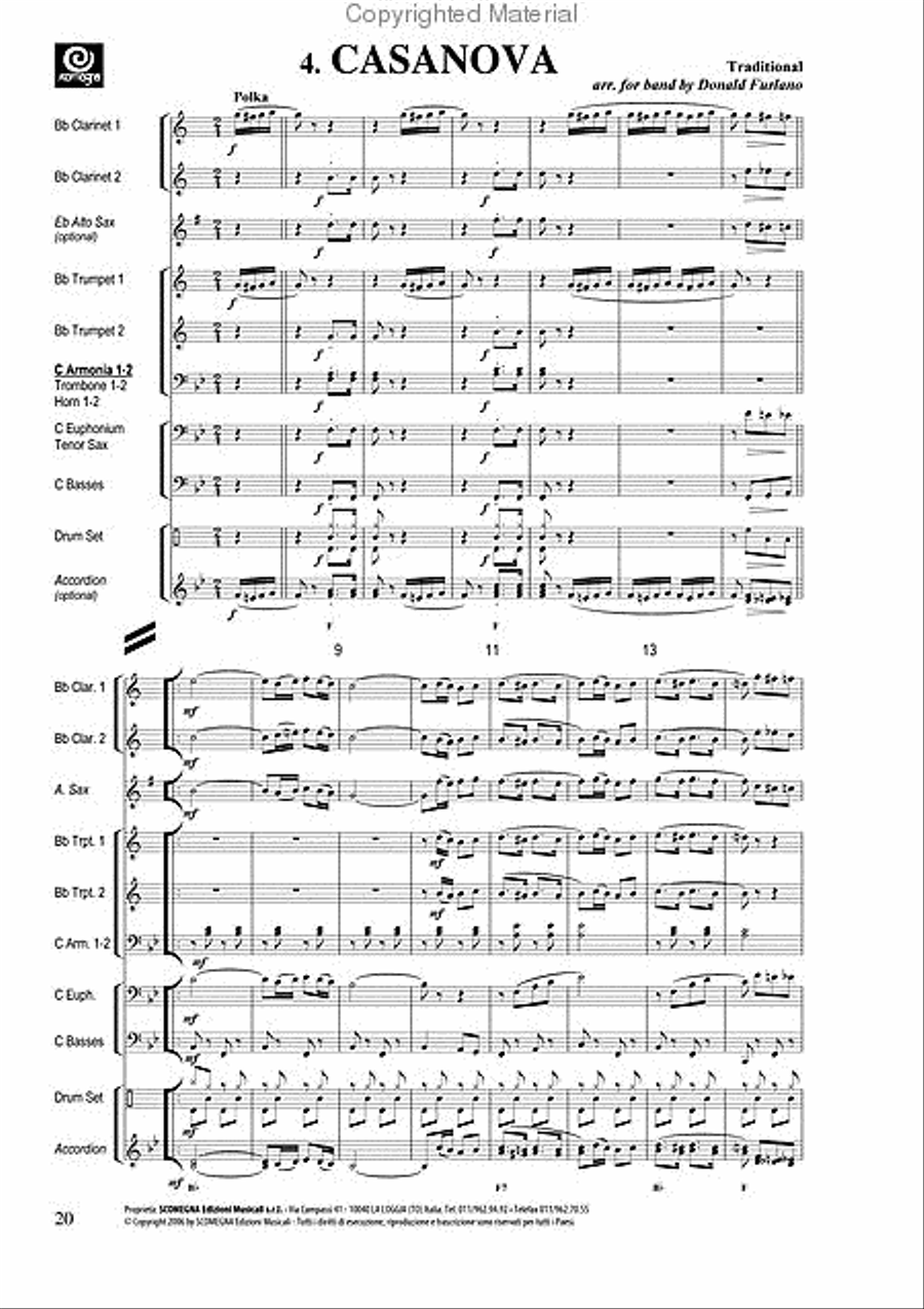 Green Book Vol. 2 - 12 Dance Numbers Marching Band scores gallery preview page 6