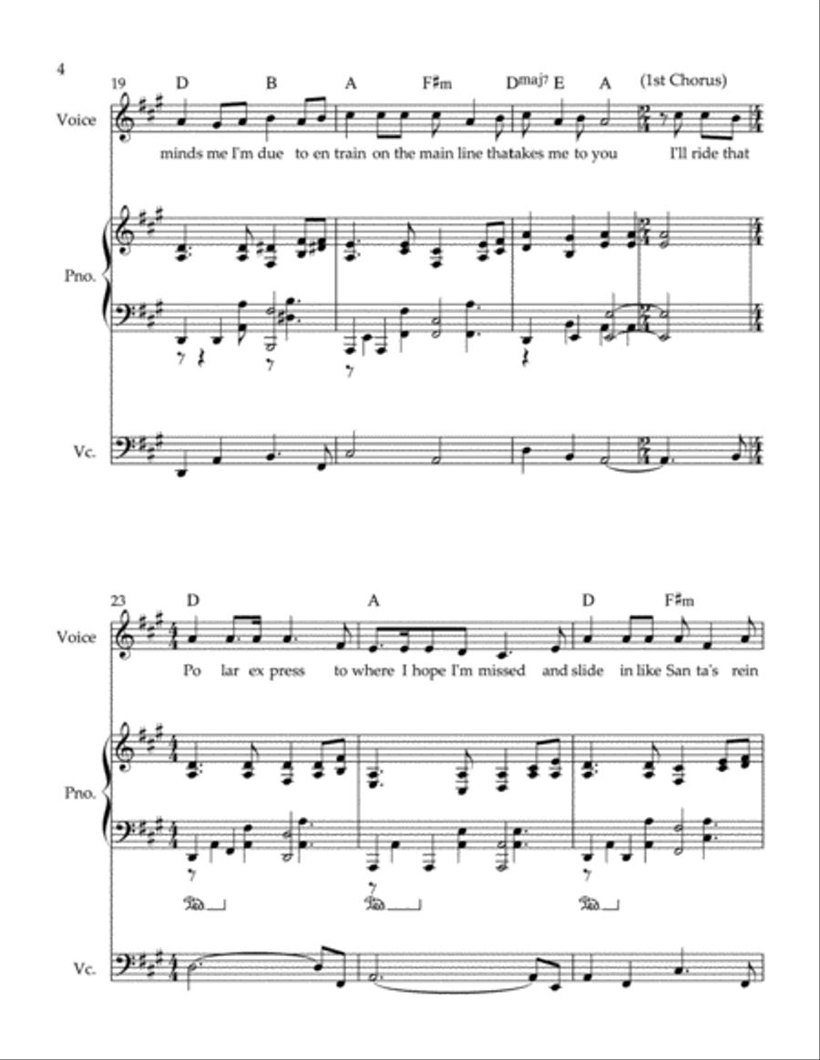 Don't Start Christmas Without Me Small Ensemble scores gallery preview page 4