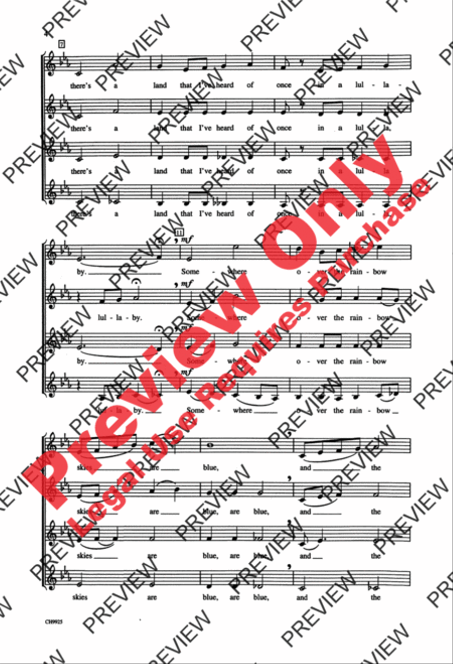 Over the Rainbow Over the Rainbow SSAA scores gallery preview page 3