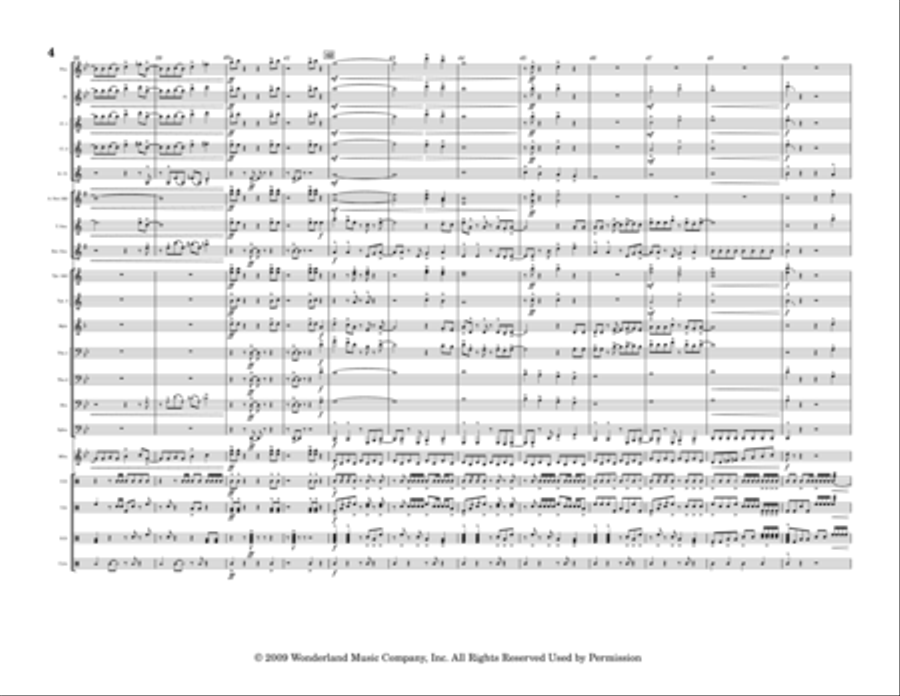 Perry The Platypus Theme Marching Band scores gallery preview page 4