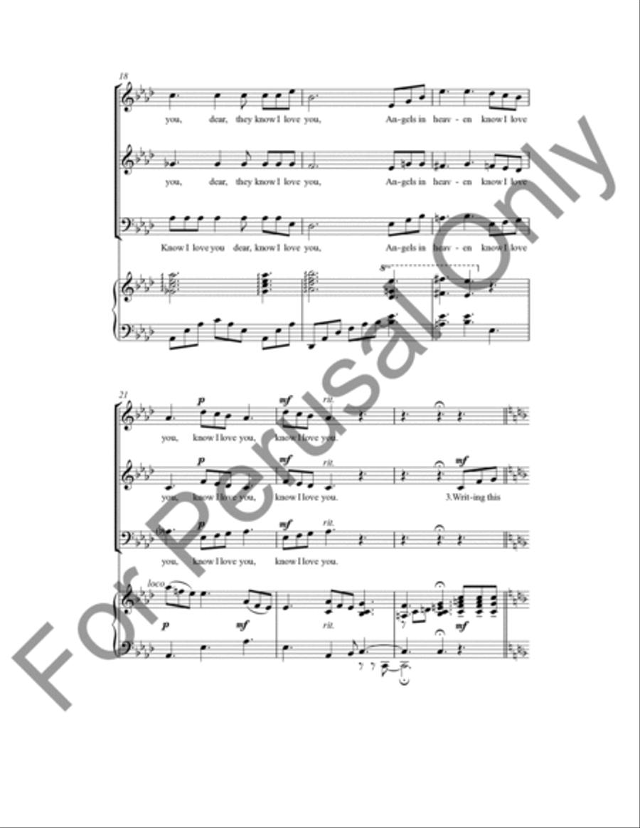 Down In The Valley 3-Part scores gallery preview page 5