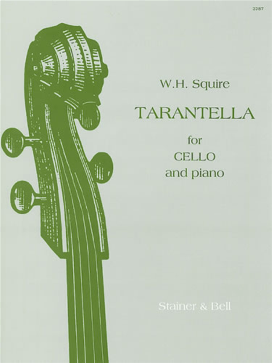 Tarantella for Cello and Piano Piano Accompaniment scores gallery preview page 1