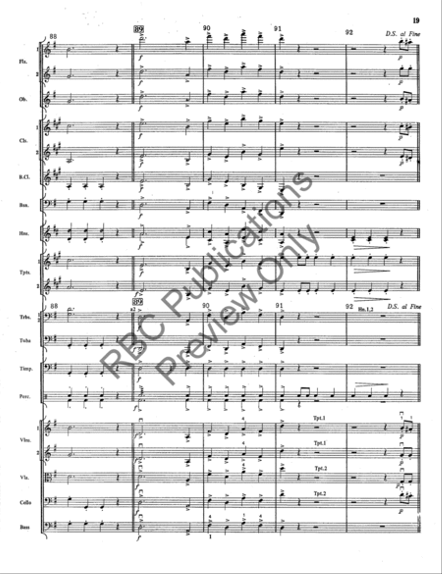 Radetzky March Radetzky March Full Orchestra scores gallery preview page 20
