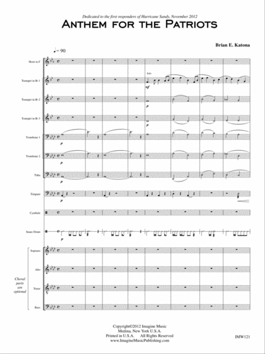 Anthem for the Patriots 4-Part scores gallery preview page 3