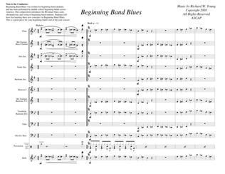 Beginning Band Blues- score