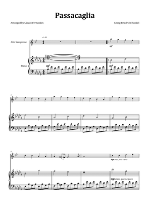Passacaglia by Handel/Halvorsen - Alto Saxophone & Piano