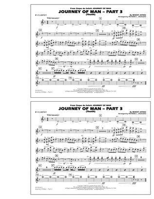 Journey of Man - Part 3 (Youth) - Bb Clarinet