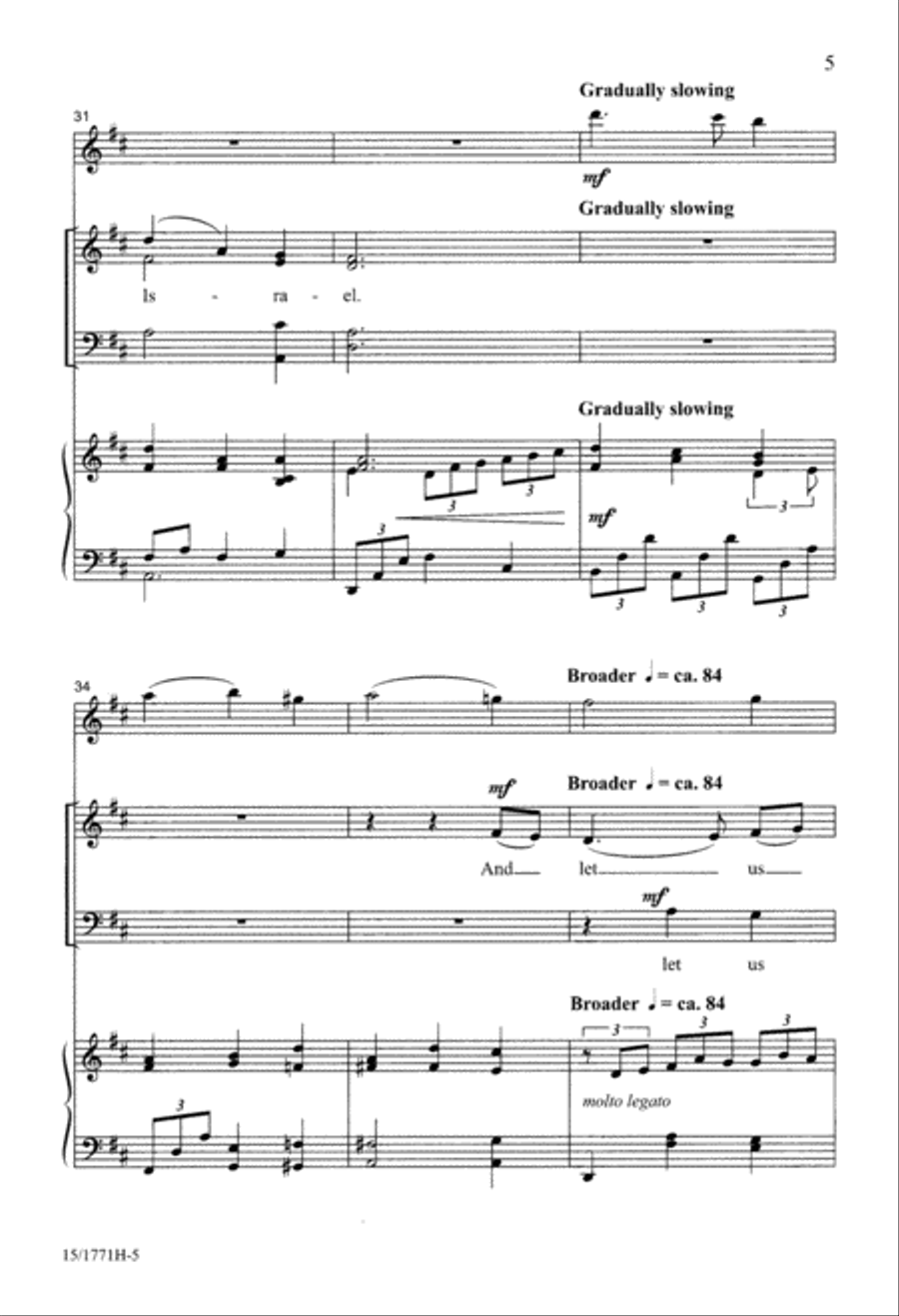 A Joyful Noel 4-Part scores gallery preview page 5