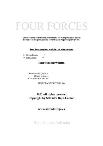 Four Forces (Second movement) II. Weak Forces image number null