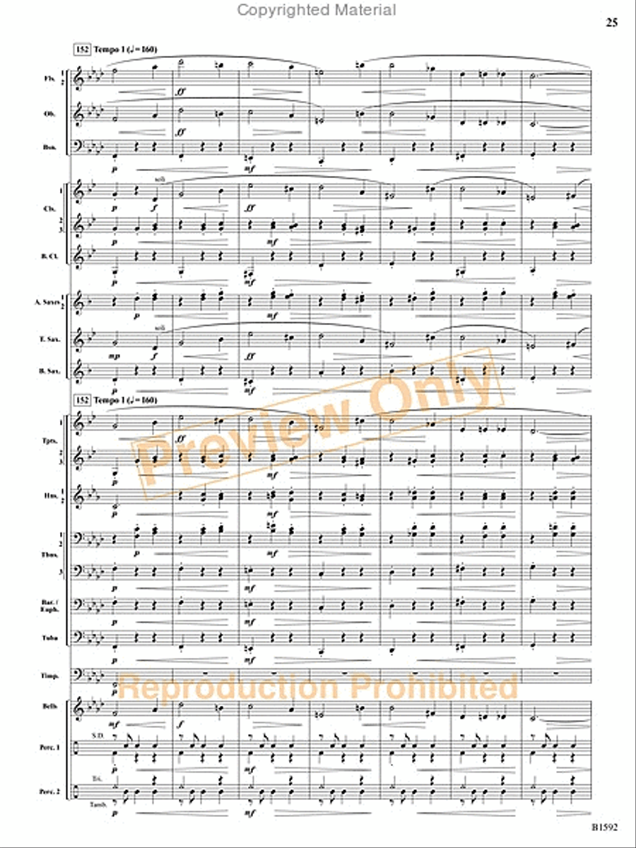 Dance of the Trolls Concert Band scores gallery preview page 26