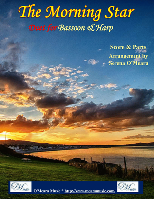 Book cover for The Morning Star, Duet for Bassoon & Harp