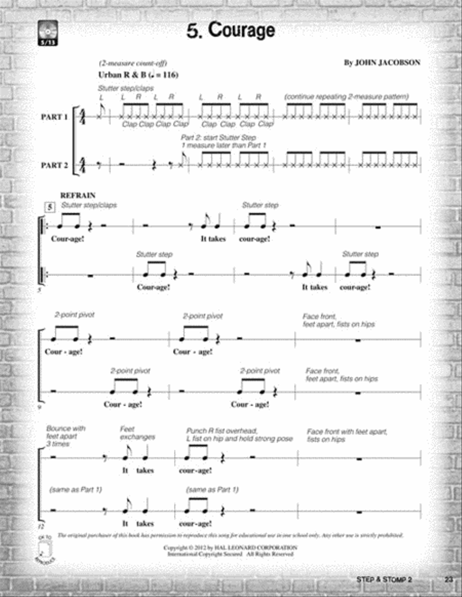 Step & Stomp 2 Choir scores gallery preview page 6