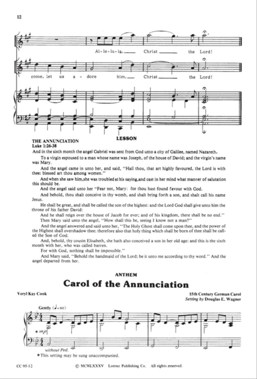 The Celebration 4-Part scores gallery preview page 12