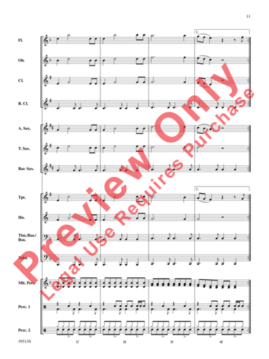 We Are Young We Are Young Concert Band scores gallery preview page 12