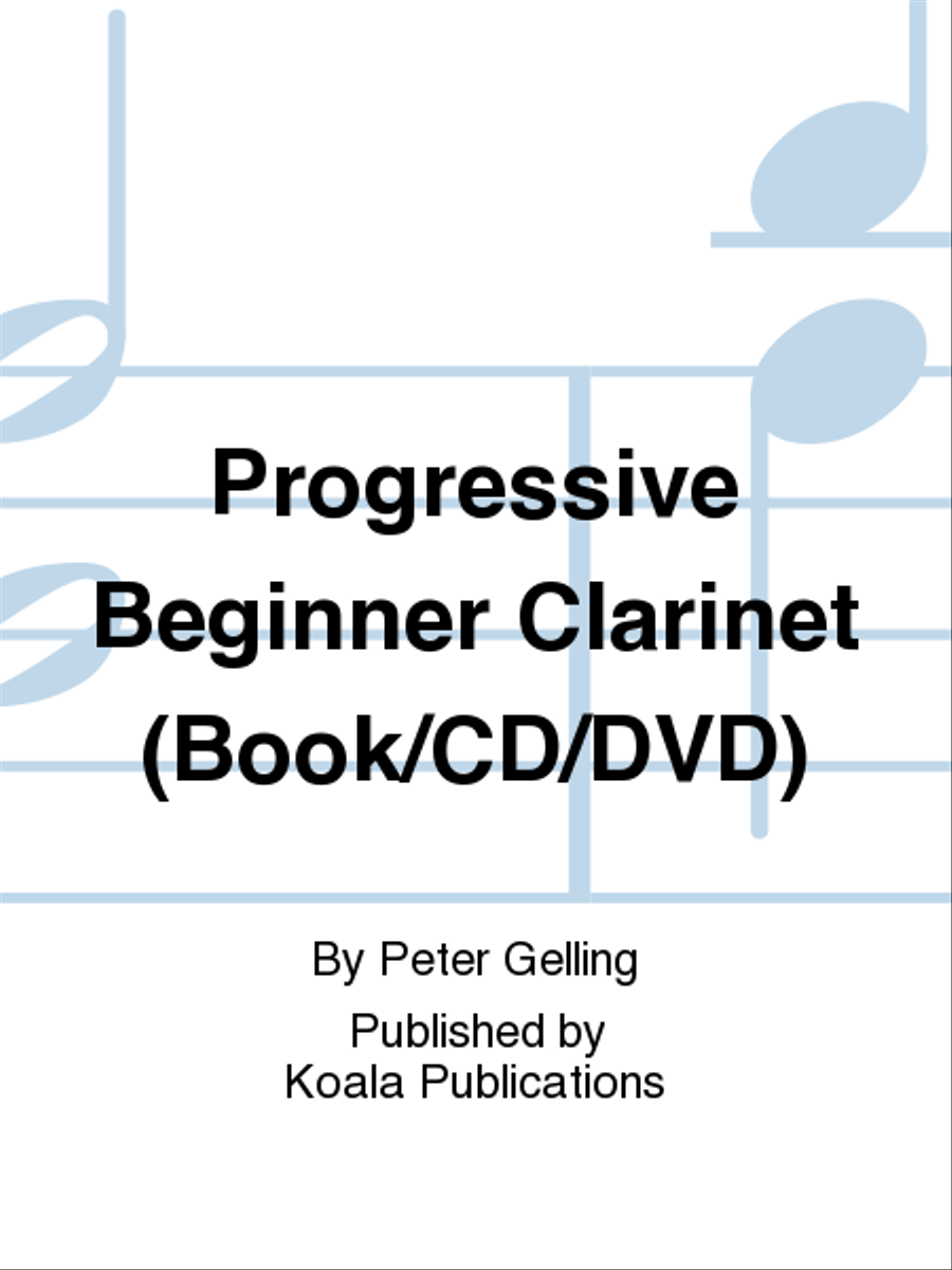 Progressive Beginner Clarinet (Book/CD/DVD) Clarinet Solo scores gallery preview page 1