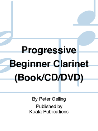 Book cover for Progressive Beginner Clarinet (Book/CD/DVD)
