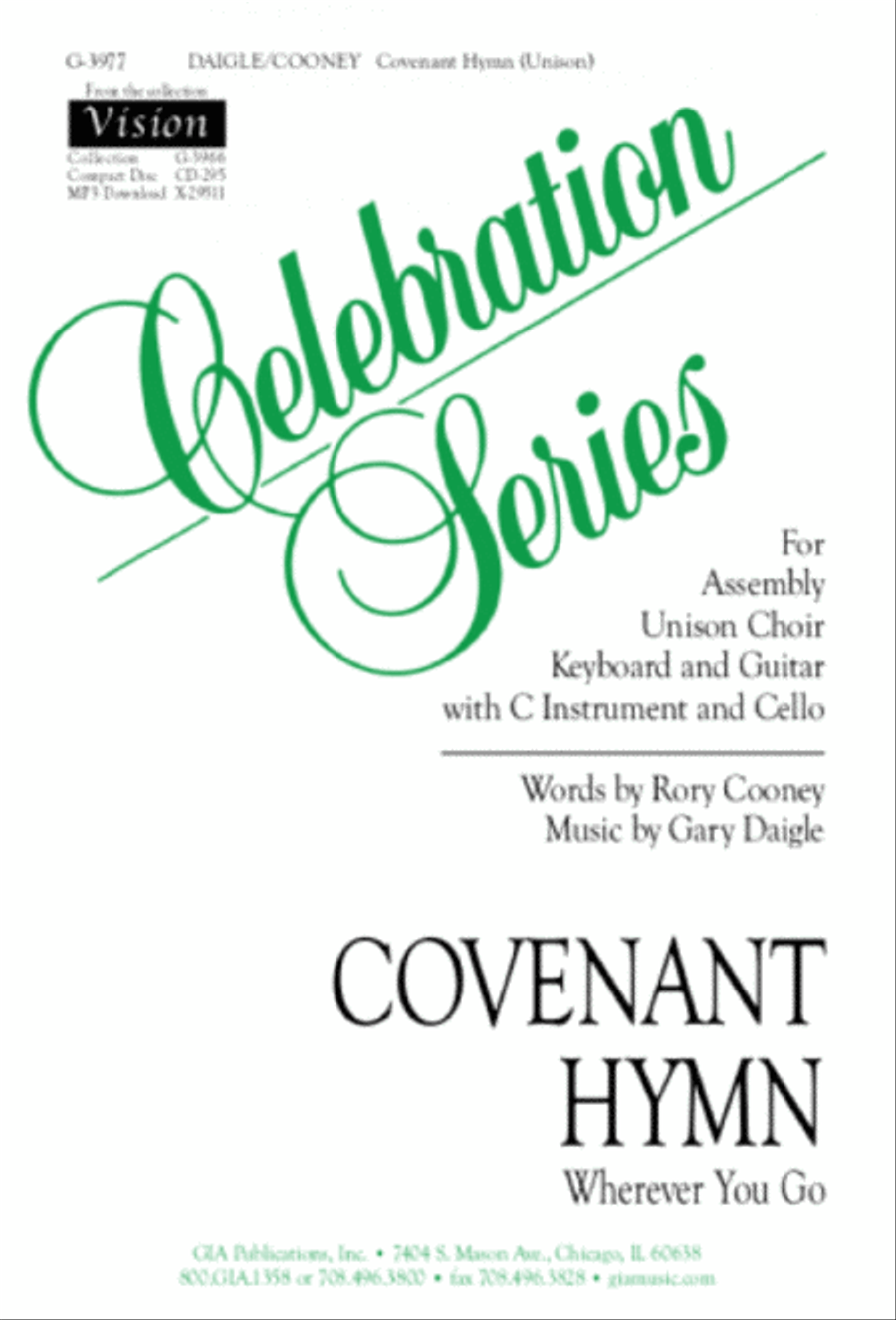 Covenant Hymn Unison Choir scores gallery preview page 1