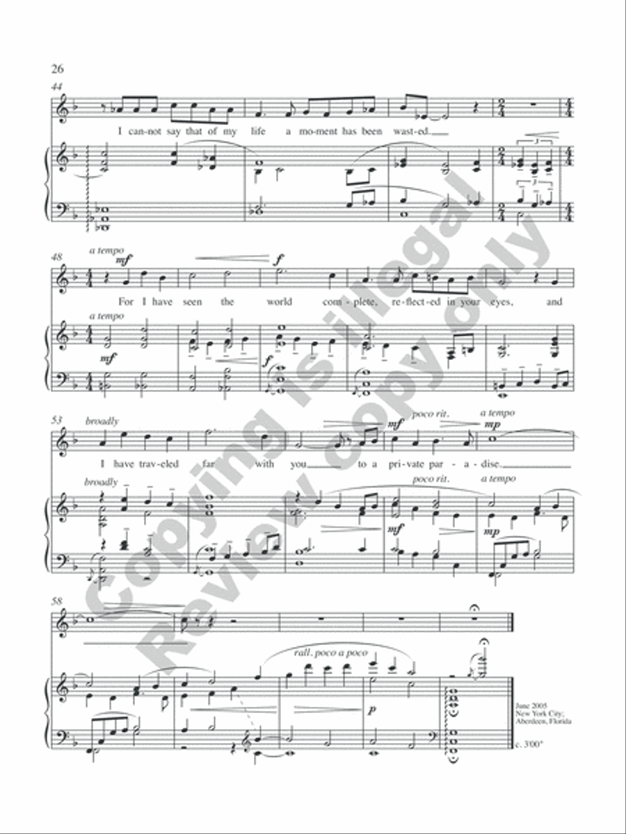 Songs of Sophistication Medium Voice scores gallery preview page 31