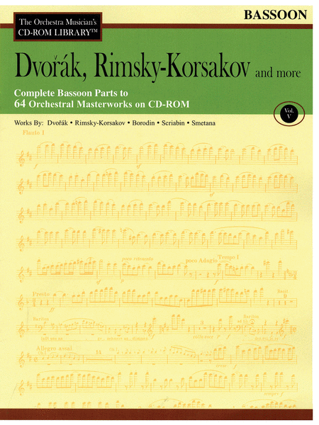 Dvorak, Rimsky-Korsakov and More - Volume V (Bassoon)