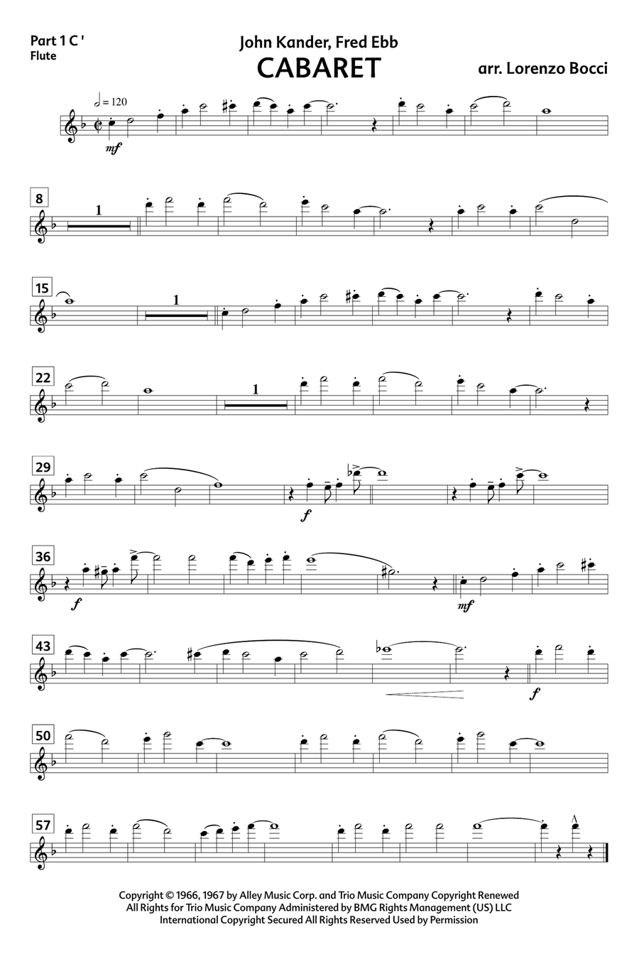 Cabaret Concert Band scores gallery preview page 5