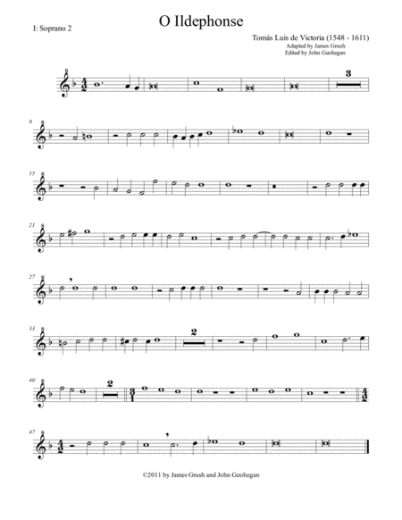 O Ildephonse for Recorder Octet image number null