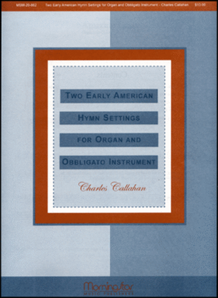 Book cover for Two Early American Hymn Settings for Org. & Obbl. Inst.